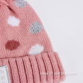 Pink color knitted hat for Child